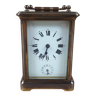 Pendulette d'officier réveil de voyage pendule en laiton xixème siècle vintage clock