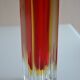 MURANO SOMMERSO VINTAGE MODERNIST VASE ERA FLAVIO POLISHED
