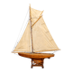 Vintage 20thC English Carved Hull Pond Yacht c.1930