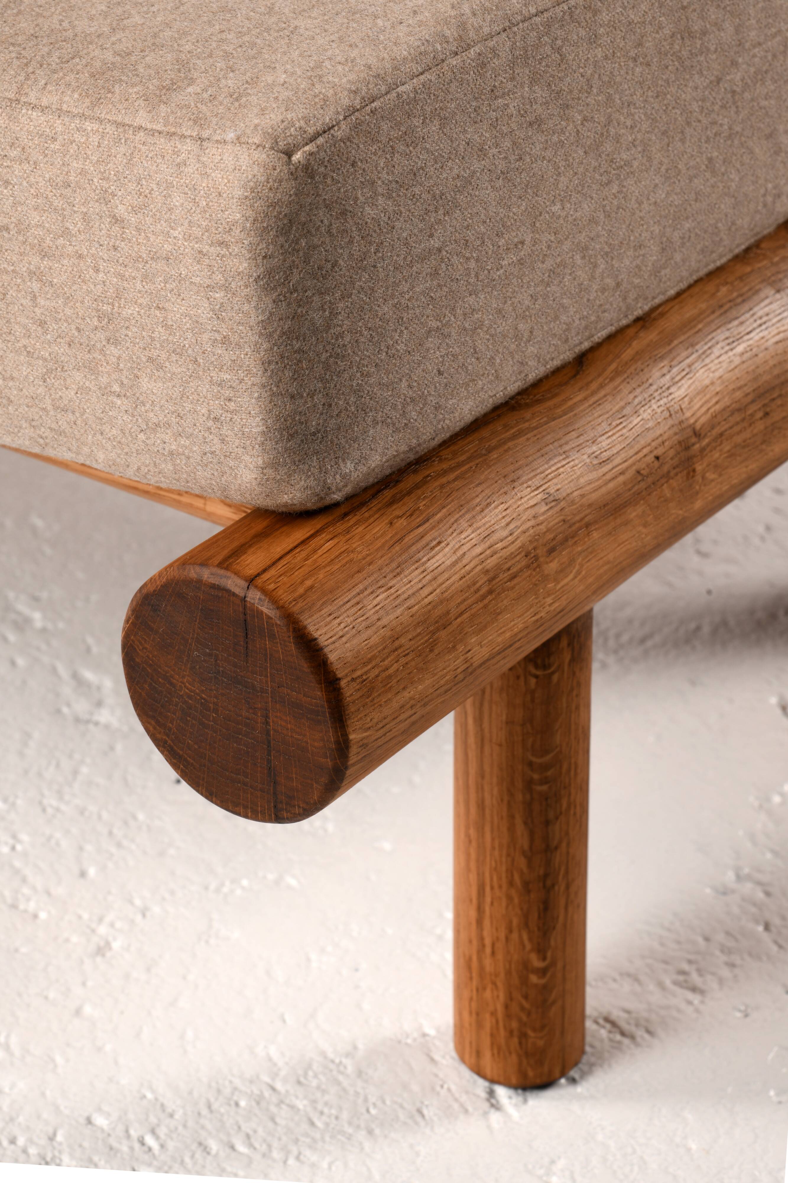 Pair of low chairs called La cachette selected by Charlotte Perriand