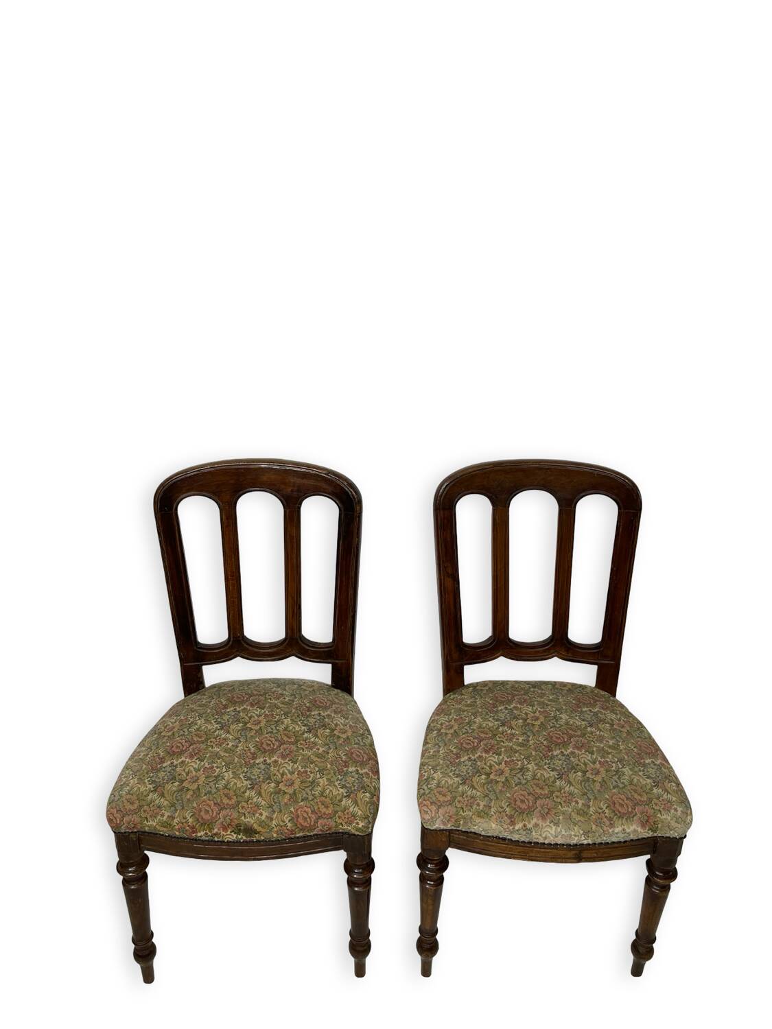 Ensemble de quatre chaises de style Umbertine