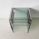 Ensemble de trois tables gigognes T35 de Galotti & Radice 1975