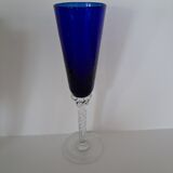 5 Murano champagne flutes