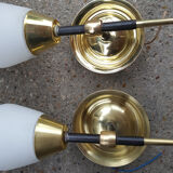 Pair vintage 50s vintage sconces