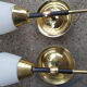 Pair vintage 50s vintage sconces