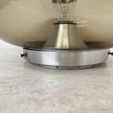 Mid-century Dijkstra smoked glass ceiling lamp space age, 1970’s