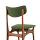 Set of 4 dining chairs 'Cindy' - new upholstery - mid century modern - teak