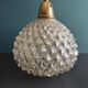 Vintage French hanging glass lamp