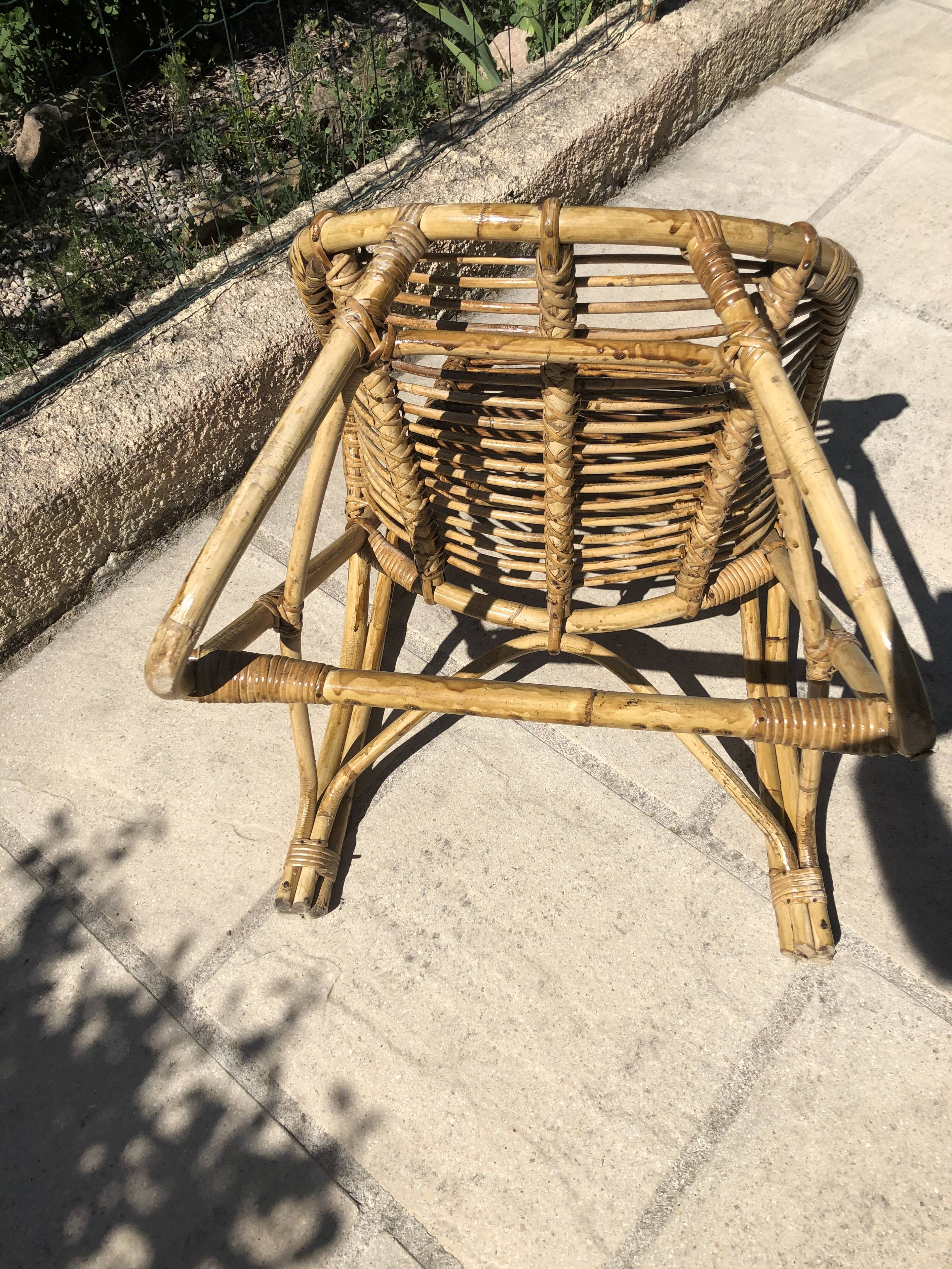 Vintage rattan chair
