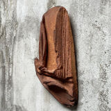 Brutalist terracotta mirror 1960