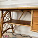 Bureau en rotin vintage