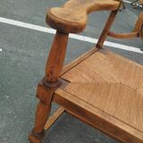 Pair of antique vintage Louis XVI style armchairs