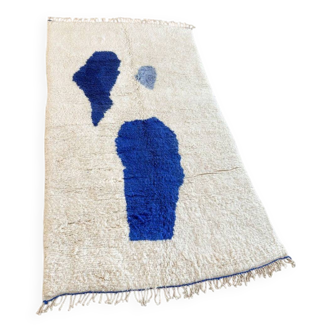 Tapis beni ouarain traditionnel fait à la main