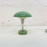 Lampe champignon verte, type Ln-8, Zaos, années 1970