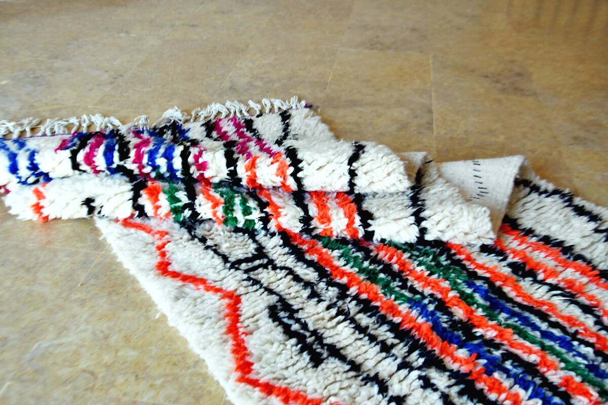 Azilal Moroccan Berber hallway rug 294 x 88 cm New