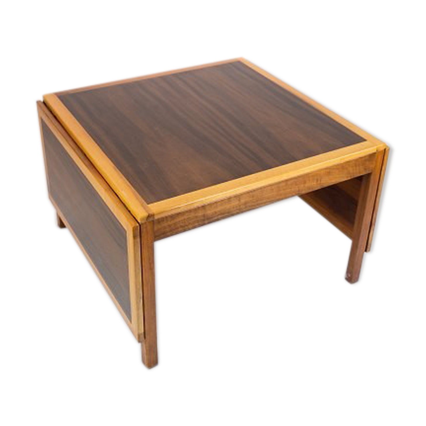 Coffee table of rosewood with extensions, designed by Børge Mogensen from the 1960