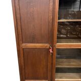 vintage wooden display cabinet XL / shelf / furniture