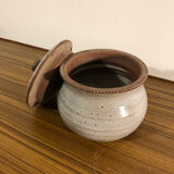 Sandstone pot signed by the owl by Norbert Pierlot
