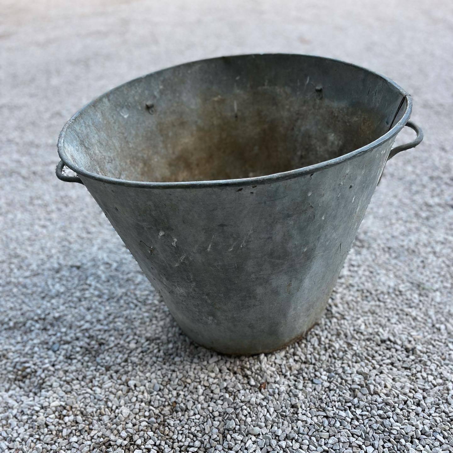 Large zinc basin 1930/40