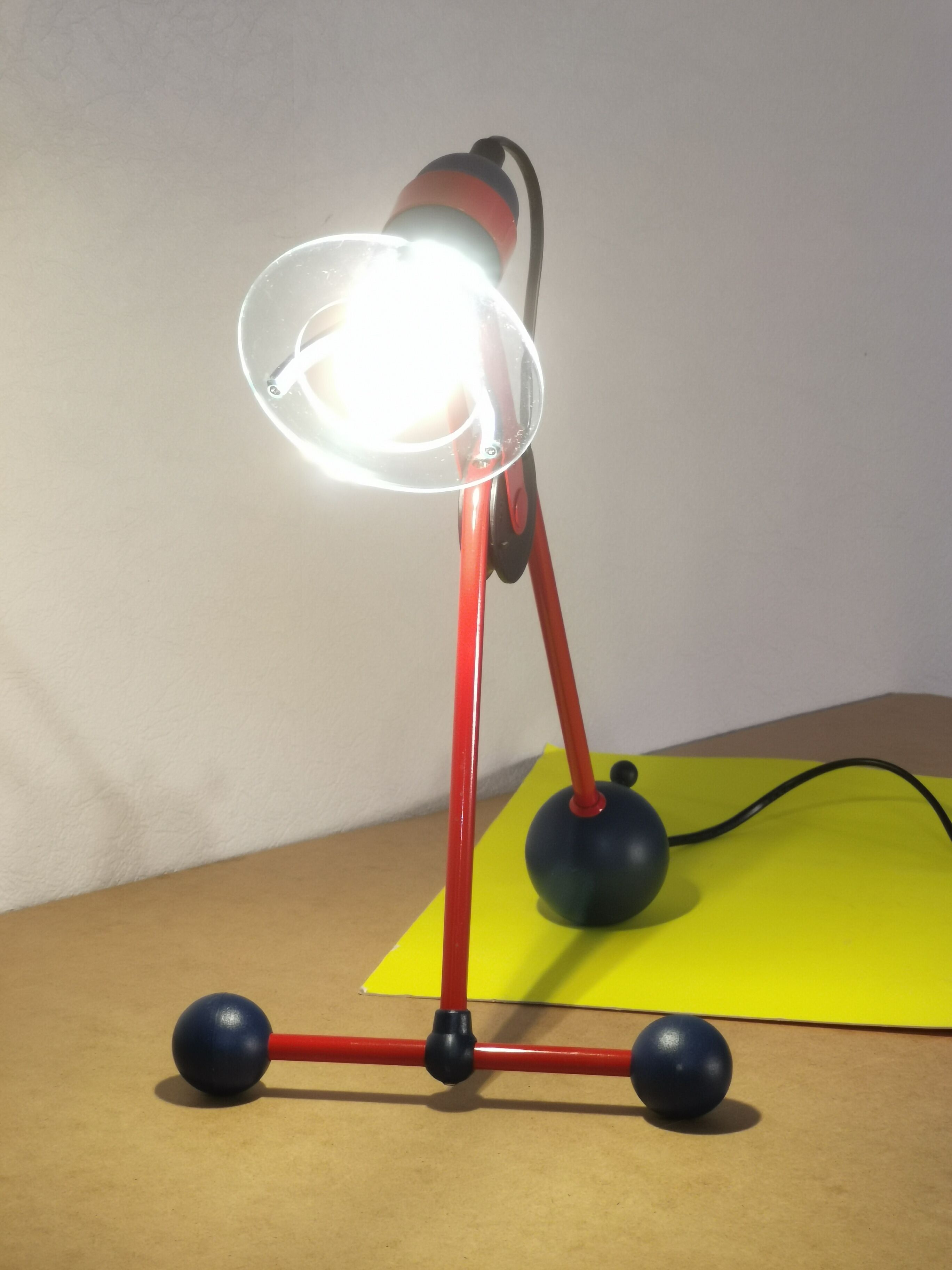 Lampe orientable postmoderne, 1980