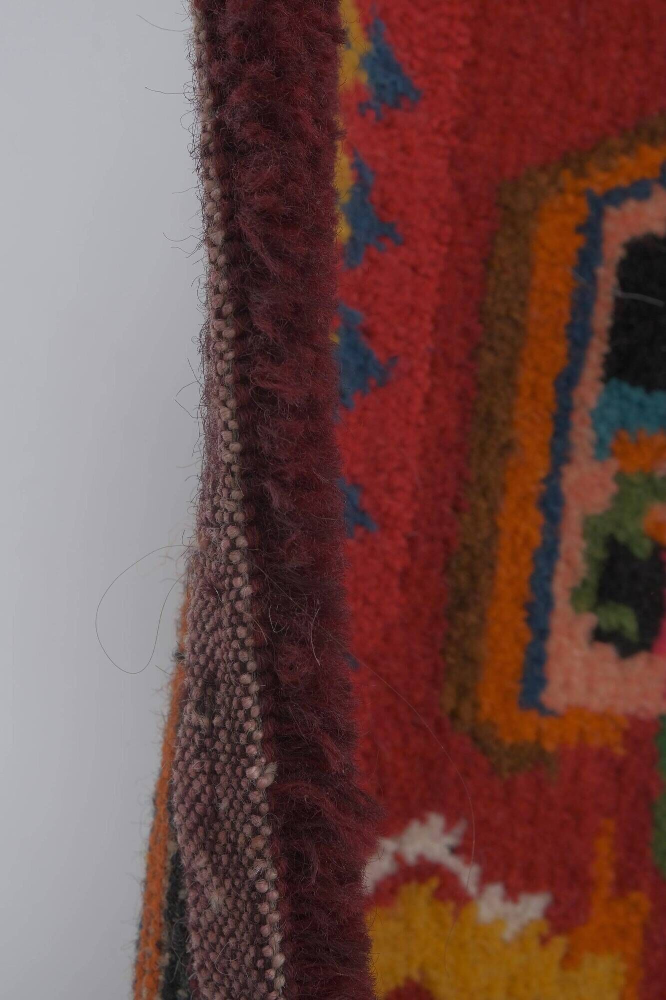 Vintage hand-embroidered textile 175x242 cm
