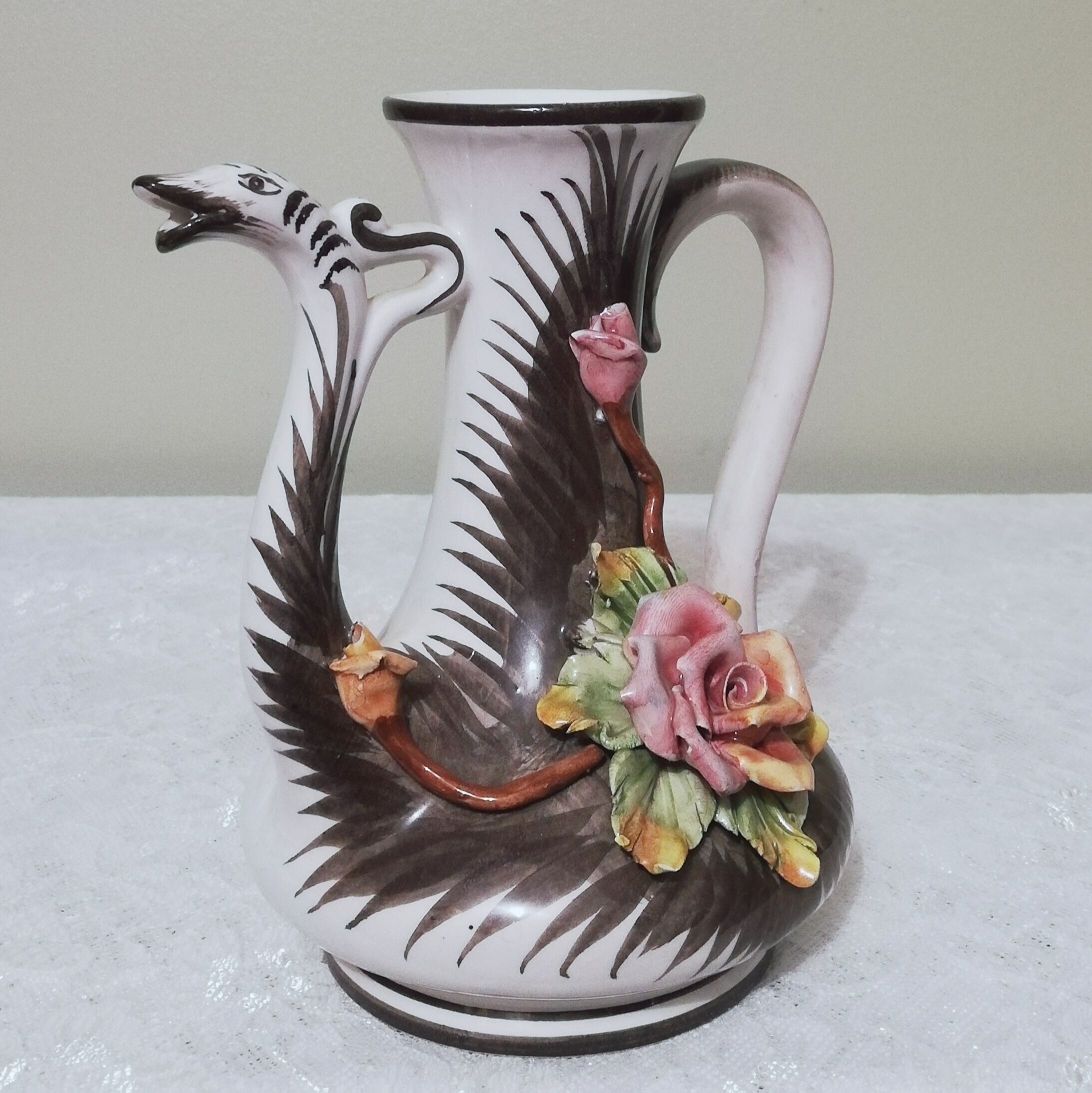 Decanter decanter 375ml in Italian earthenware Bassano