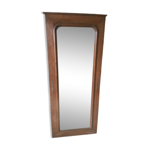 miroir biseauté en chêne