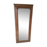 Beveled oak mirror