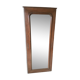 Bevelled oak mirror