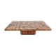 Vintage copper plated brutalist coffee table, 1970s