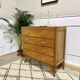 Vintage chest of drawers compass feet