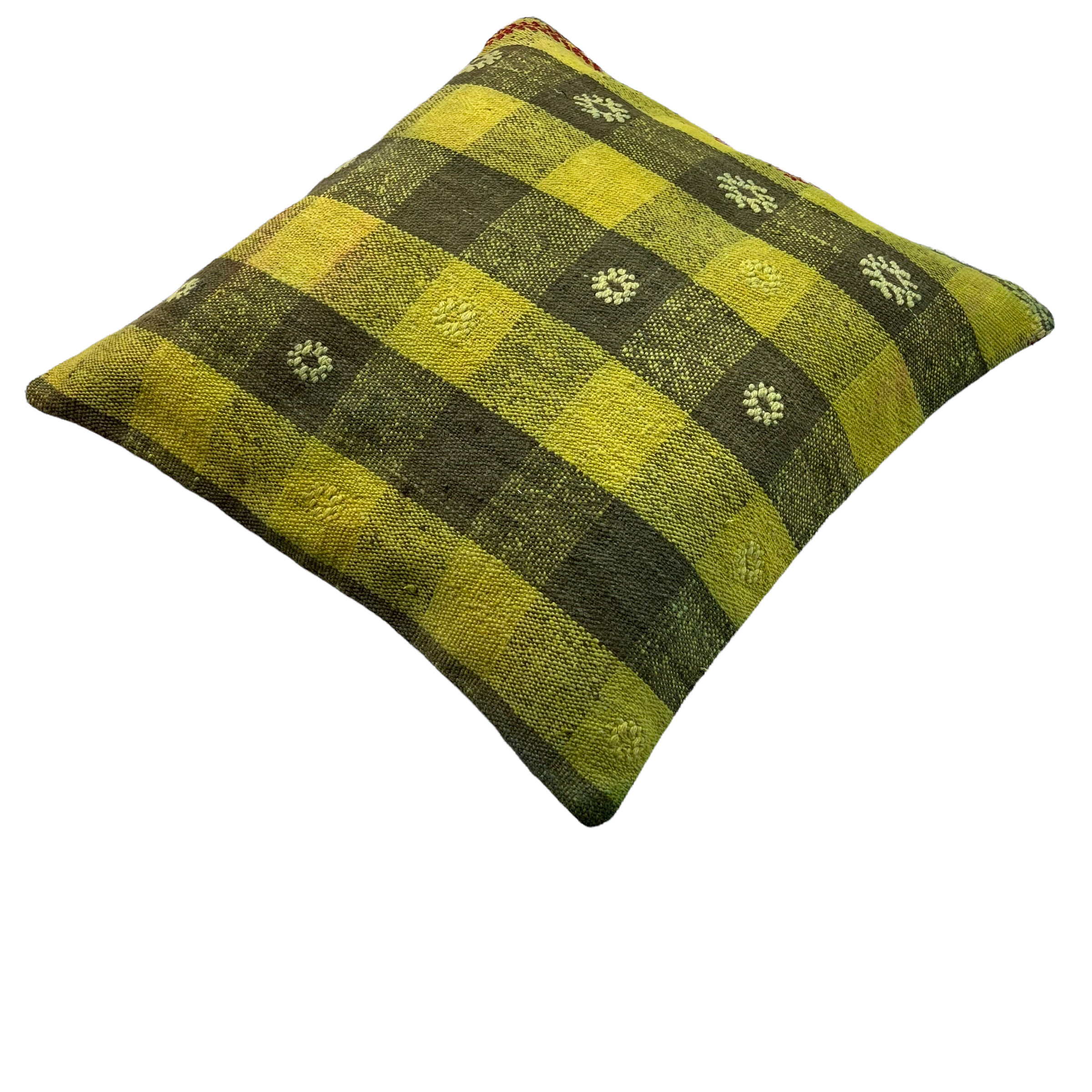 Vintage turkish kilim cushion cover 45x45 cm