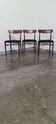 Set of 3 teak dining chairs