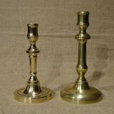 19th Brass Candlesticks