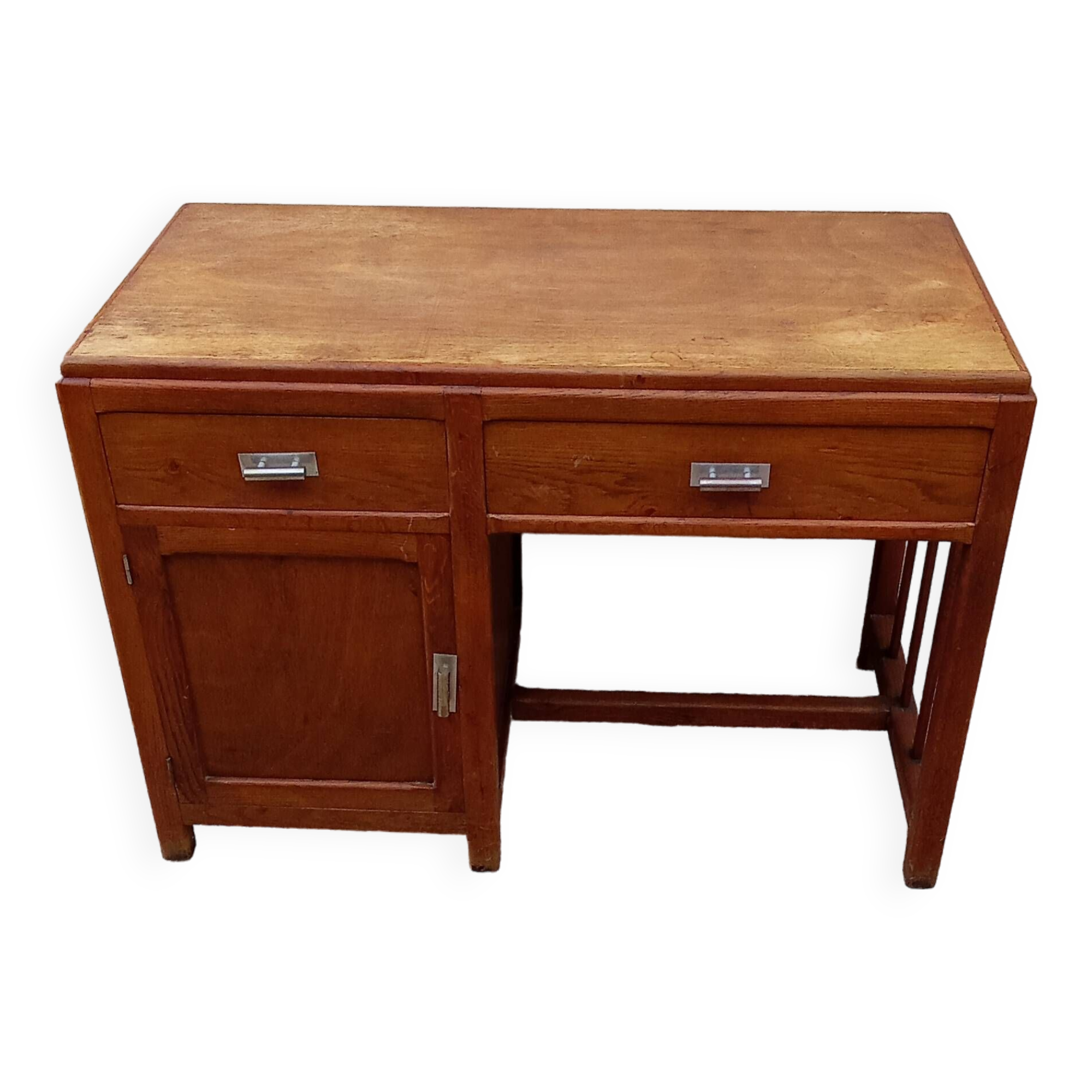 Old vintage wooden desk