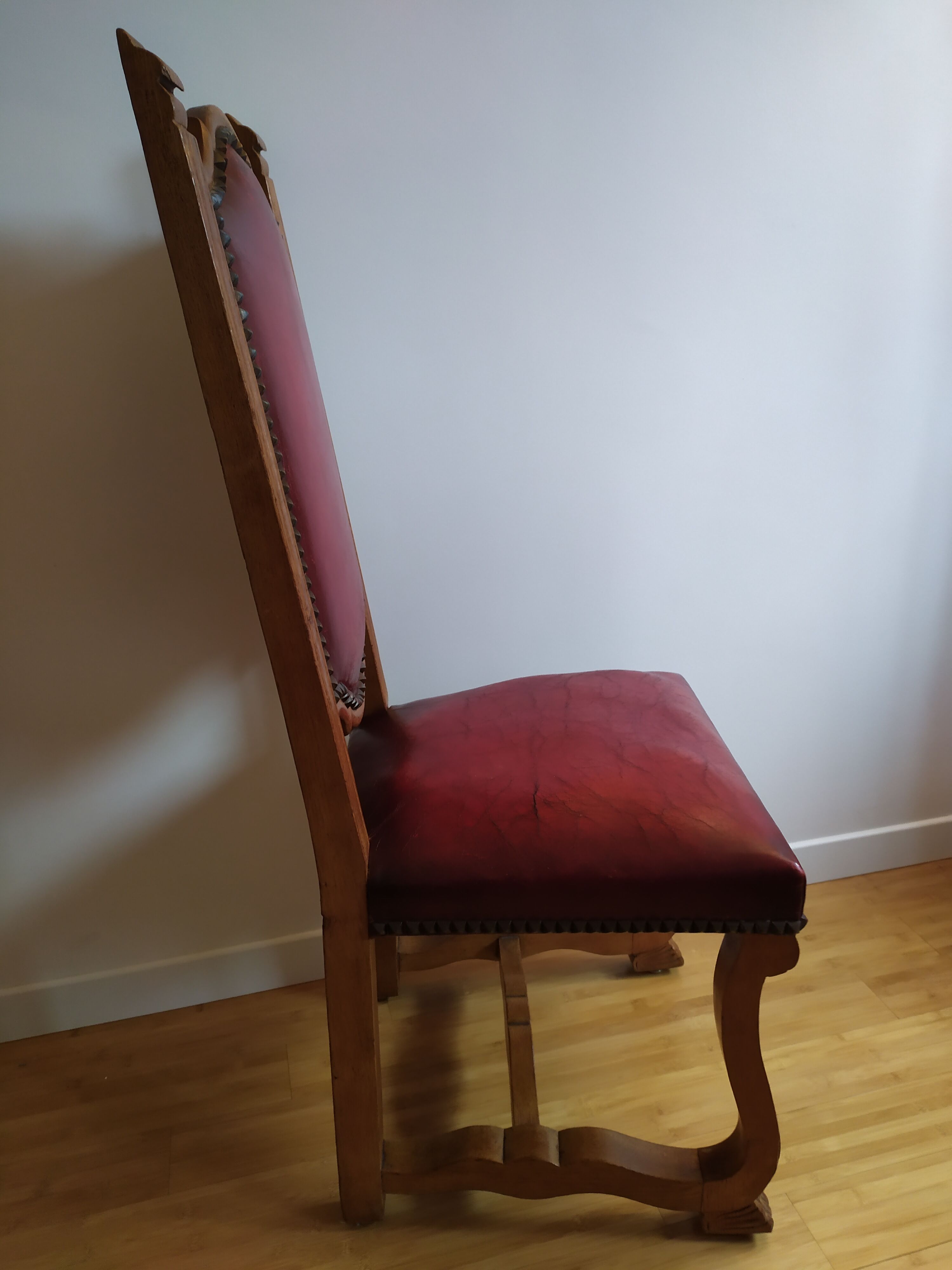 Set de 3 chaises renaissance espagnol Selency