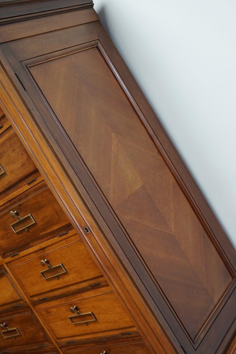 Walnut apothecary furniture France 1920s