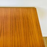 Scandinavian teak dining table with extensions 1960
