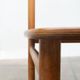 Mid-century wooden chair set of 2, 1960s