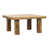 Vintage Rustic Brutalist Coffee Table