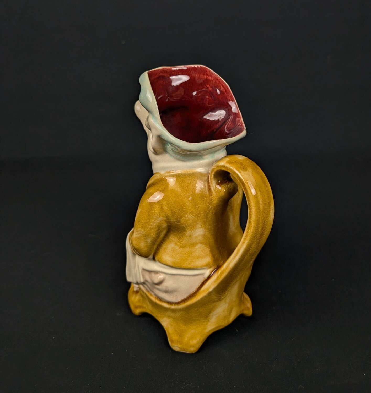 Zoomorphic pitcher pig hotelier waiter