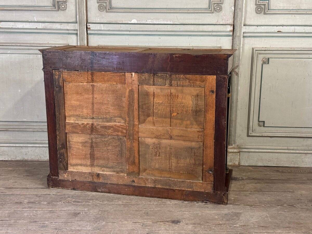 “Return from Egypt” console in mahogany, early 19th century