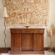 Walnut sideboard, 3 drawers and 3 doors, 1930s.