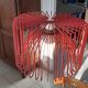 Suspension vintage metal red