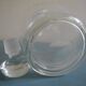 antique blown glass carafe engraved art table vintage blown glass carafe