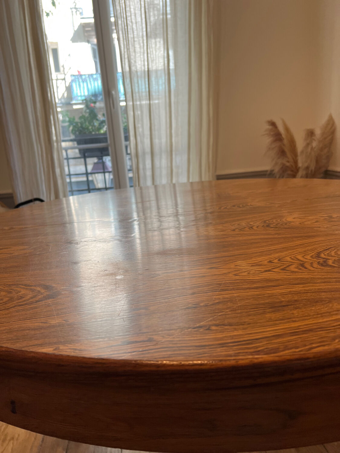 Table vintage palissandre de rio 1960