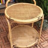 Bamboo rolling trolley