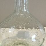 Bubbled glass soliflore vase