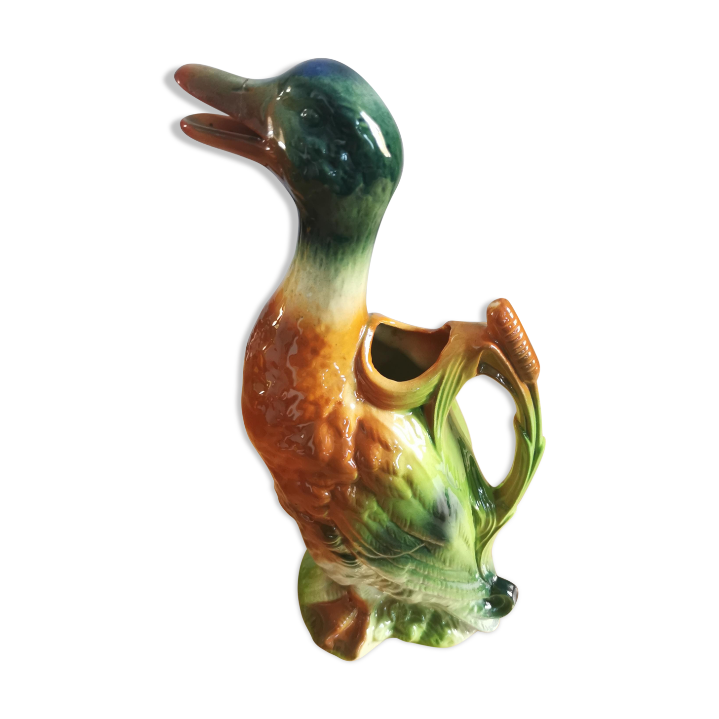 Zoomorphic pitcher duck Saint-Clément