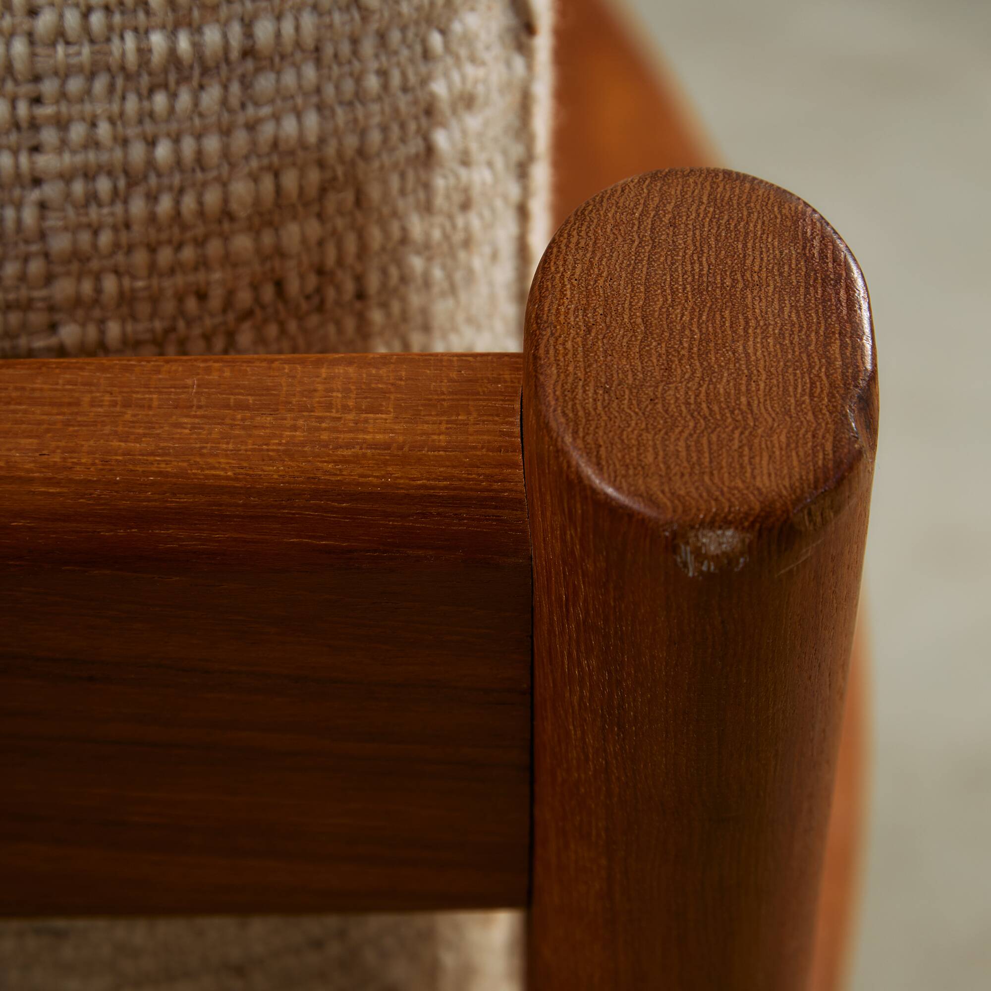 Dyrlund Three-Seater Sofa in Solid Teak